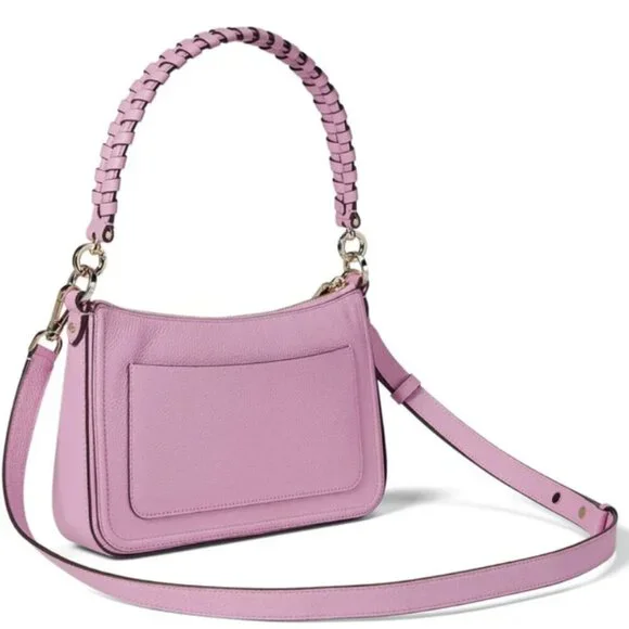 Kate Spade Hudson Shoulder Bag Lavender Medium Leather Crossbody Convertible - Picture 12 of 13